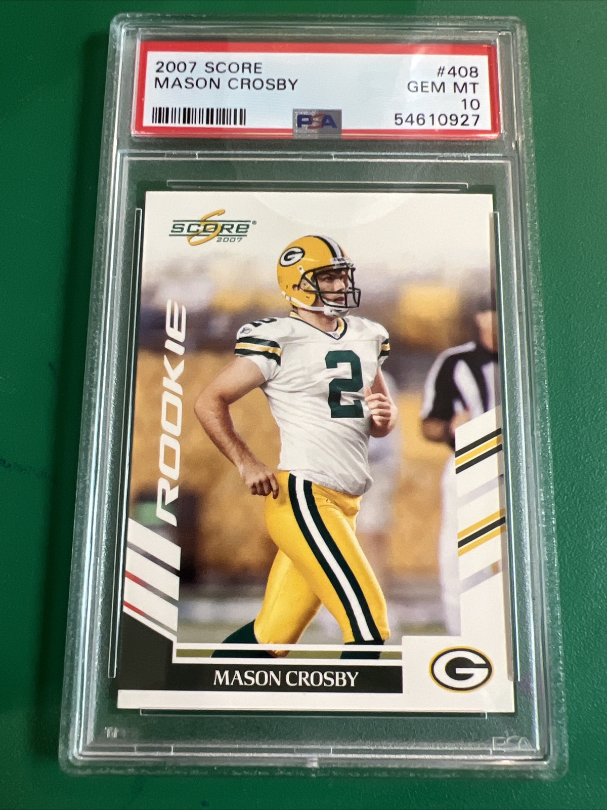 Mason Crosby Score #408 Base