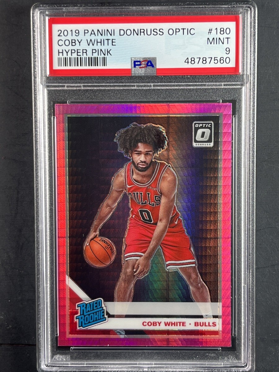 2019 Donruss Optic Hyper Pink Prizm #180 Coby White Bulls RC