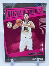 Goga Bitadze 2019-20 Panini Status Tmall RC New Beginnings #7 Rookie Pink Pacers