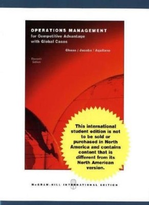 Operations Management for Competitive Advantage (The Mcgraw-Hill