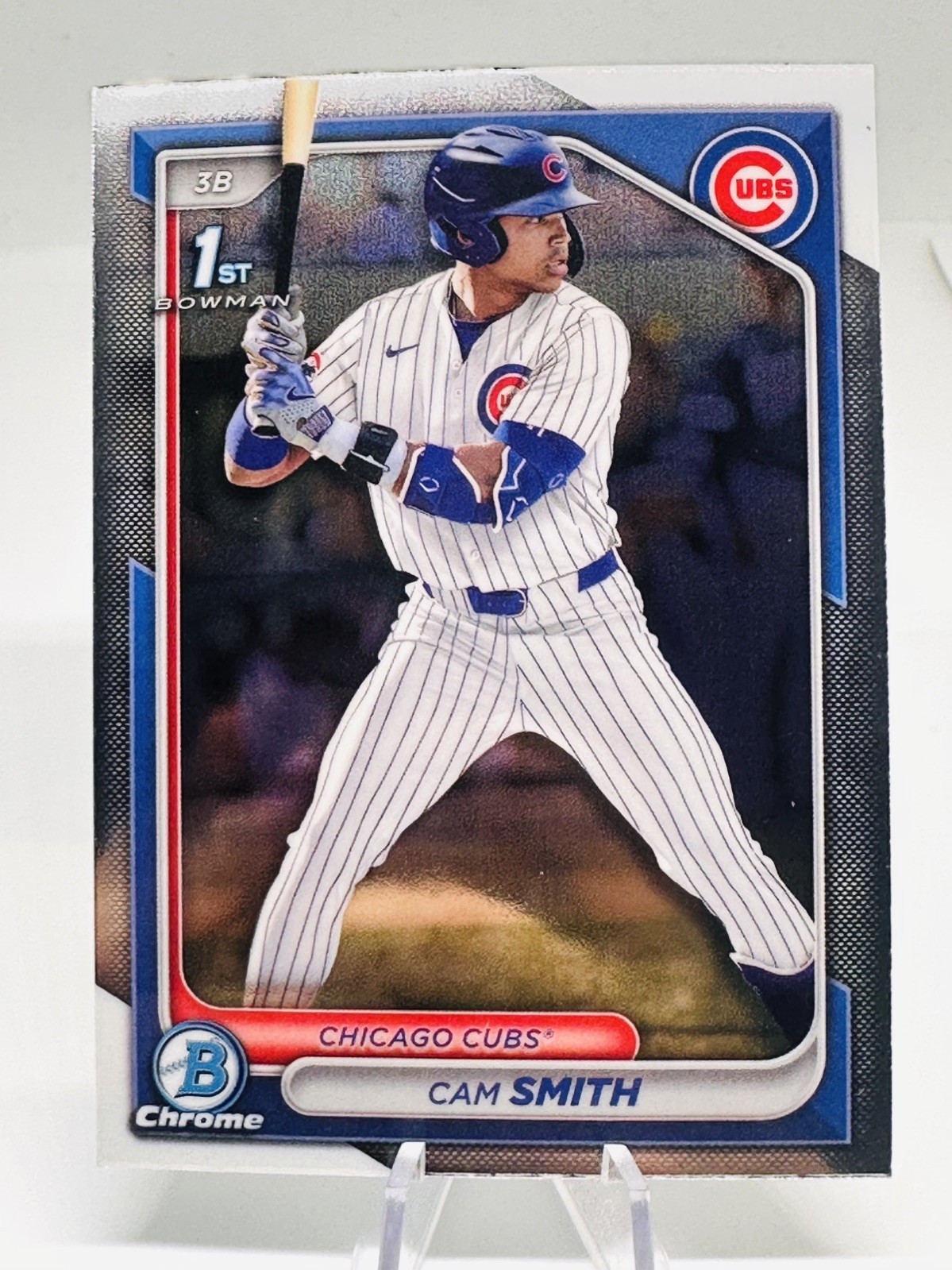 Cam Smith 2024 Bowman 1st Draft Base Chrome Prospect Chicago Cubs BDC-67