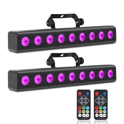 LED Stage Light Bar,50W LED 4in1 RGBW DJ Lights Bar with Remote Control Sound...