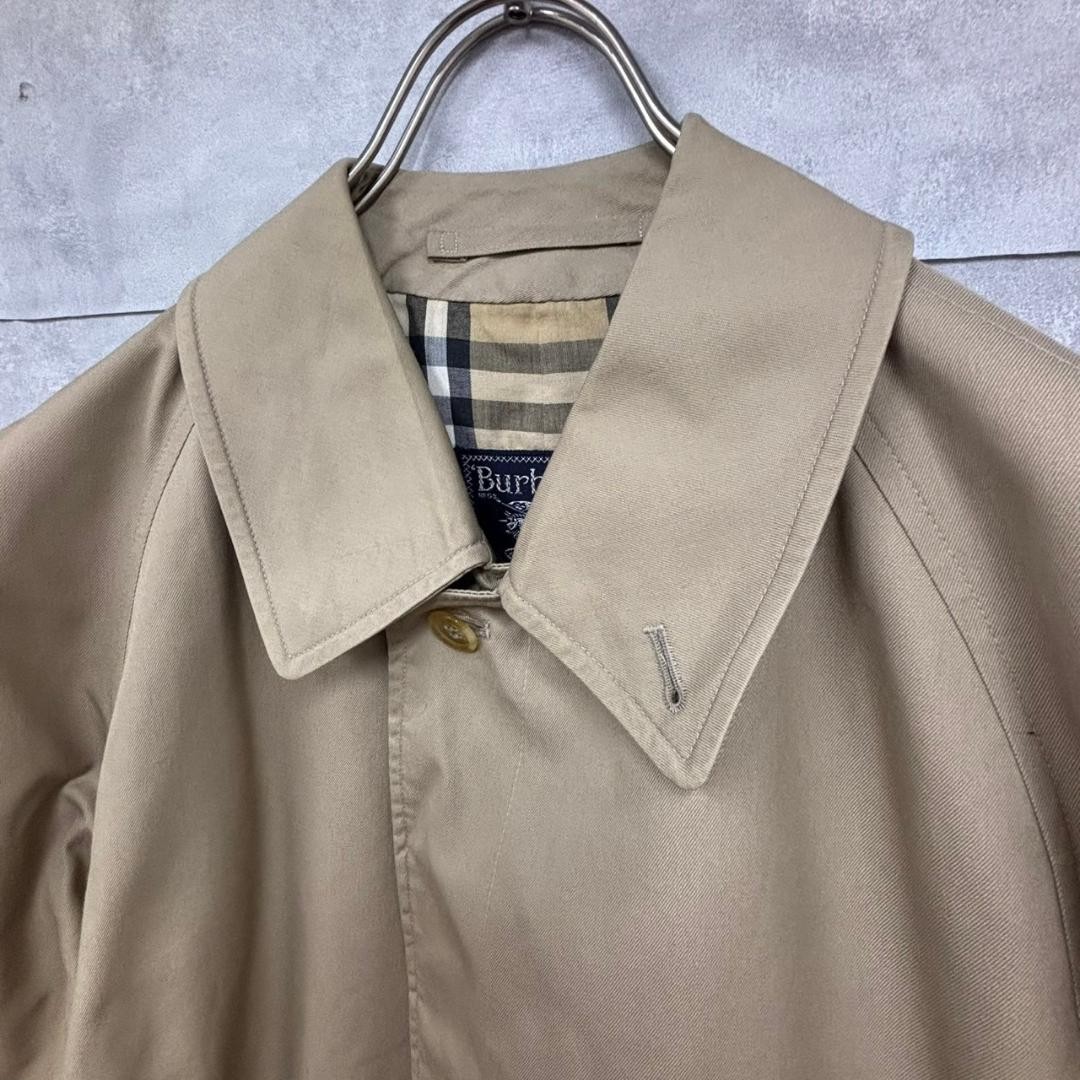 Burberry Balmacaan Coat Long-sleeves Collared Buttoned Size M For Men thumbnail 9