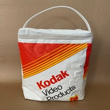 Vintage 1980s Kodak Video Products Vinyl Cooler Bag Advertising Promo