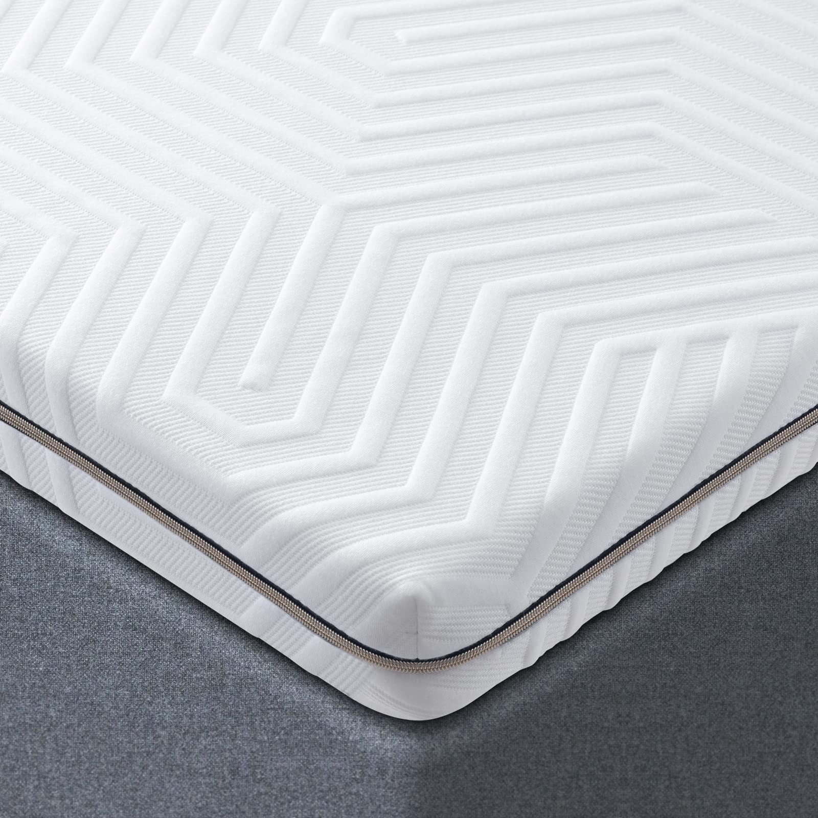 Surmatelas mémoire de forme 90x190 bambou qui élimine les odeurs