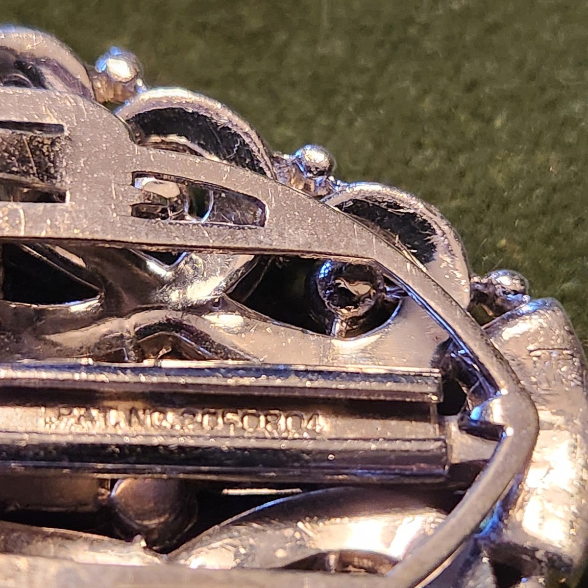 Vintage Trifari Clip Mates Rhinestone  Dress Clips Brooch Pat # 2050804 View 3