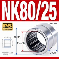 NK80/25 INA Needle Bearings image