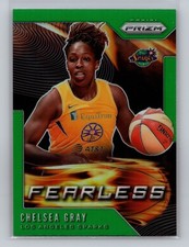 2020 Panini Prizm WNBA Chelsea Gray Los Angeles Sparks Fearless Green #4 6454