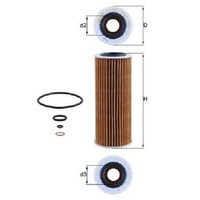 ÖLfilter FüR BMW 5-Er E60 E61 2.0 05 Bis 10 Knecht Neu 71740470