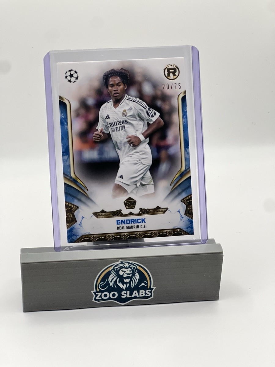 Endrick 2024-25 Topps Reverence UEFA Club Competitions Blue /75 RC