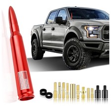 Antena de Bala para Camioneta Auto Carro con Adaptador Universal Antenas Balas