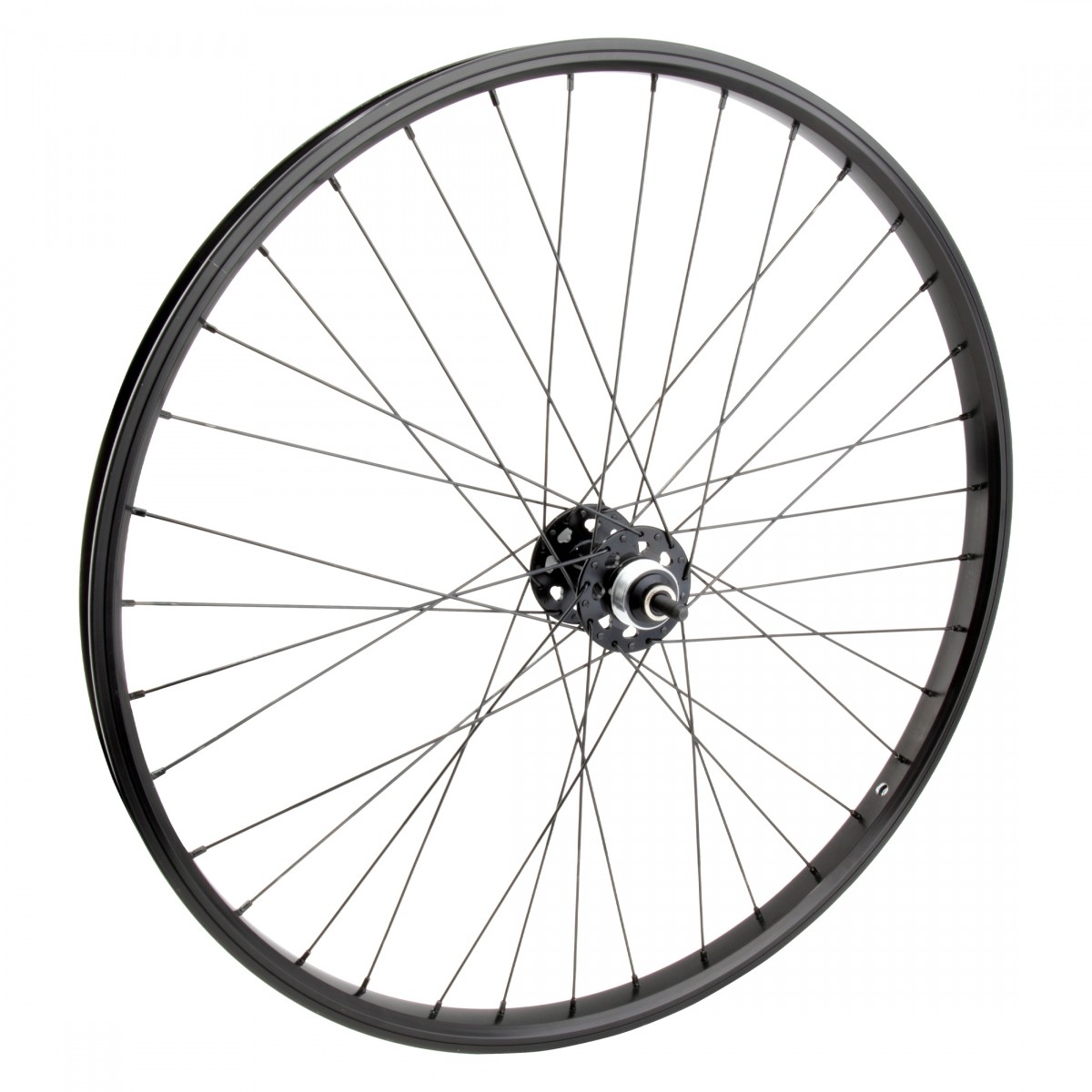 J24sg Rear Wheel 26in B/o 3/8inx110mm Fw Rim Brake Clincher Black 36h