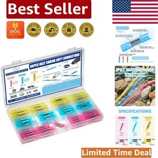Durable 80 Pcs Heat Shrink Wire Connectors Kit - Perfect for Automotive  Marine