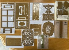 Large Lot ANNA GRIFFIN Metal Die Dies/Embossing Folders Card/Paper Crafting/Cut