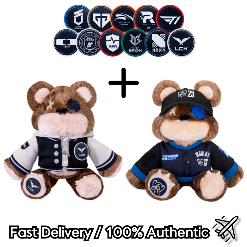 Lot peluche LoL 2026 LCK + 2023 Worlds TIBBERS Riot officiel authentique scellé - Photo 1/4