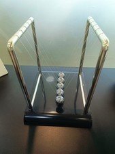 Newton's Cradle Balance Balls - Desktop Physics Fun - Classic Office Decor Toy