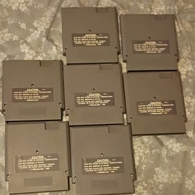 Nintendo NES Cartridge Lot Punch-Out!! RoboCop Castlevania Flintstones Action