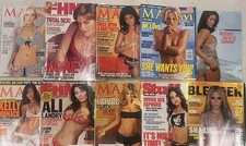 Maxim Stuff FHM Magazine Lot of 10 Jaime Pressly Mila Ali Shakira Lohan 👙🔥