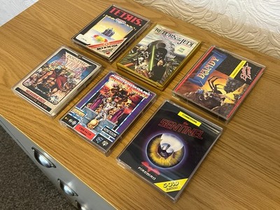 6 x Commodore 64 C64 diverse Kassettenspiele - ungetestet - ️Retro Geschenkidee ️