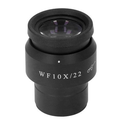 Wide Angle 10X Eyepiece for Microscope 22mm High Eyepoint For Laboratory Use
