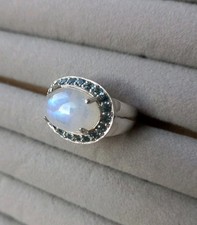 Ring Indischer Mondstein und