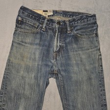 Abercrombie Kids Denim Jeans Rollins Skinny Size 16 Slim Blue Modal Stretch