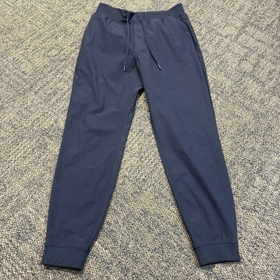 Rhoback Polyester Delta Performance Jogger Pants Navy Blue Golf Run Mens Size m