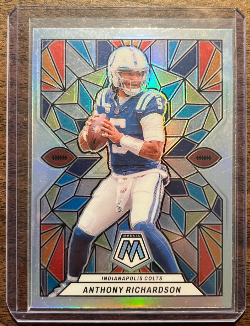 2024 Panini Mosaic Anthony Richardson Stained Glass Prizm Case Hit #SG-9 Colts