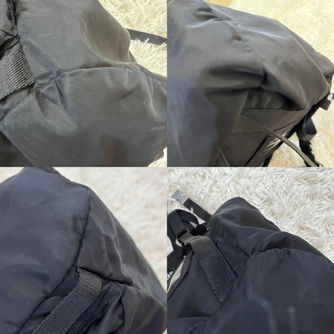 PRADA backpack triangular logo large capacity A4 … - image 9