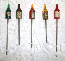 Vintage 1930s Harris Dunn Wonder Bar Bakelite Martini Cocktail Picks