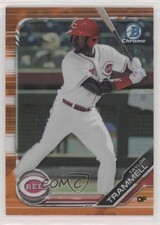 2019 Bowman Chrome Prospects Orange Refractor 7/25 Taylor Trammell #BCP-158 s3g