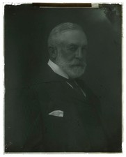 c. 1910's Henry Clay Frick by Pach Brothers Glass Plate Negative (Positive?)