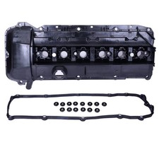 11127512839E Engine Valve Cover Kit with Gaskets Bolts 2002-2006 for BMW 325Ci,2