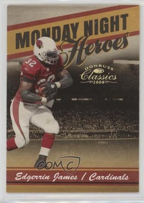 2008 Donruss Classics Monday Night Heroes Gold 40/100 Edgerrin James HOF 0q3