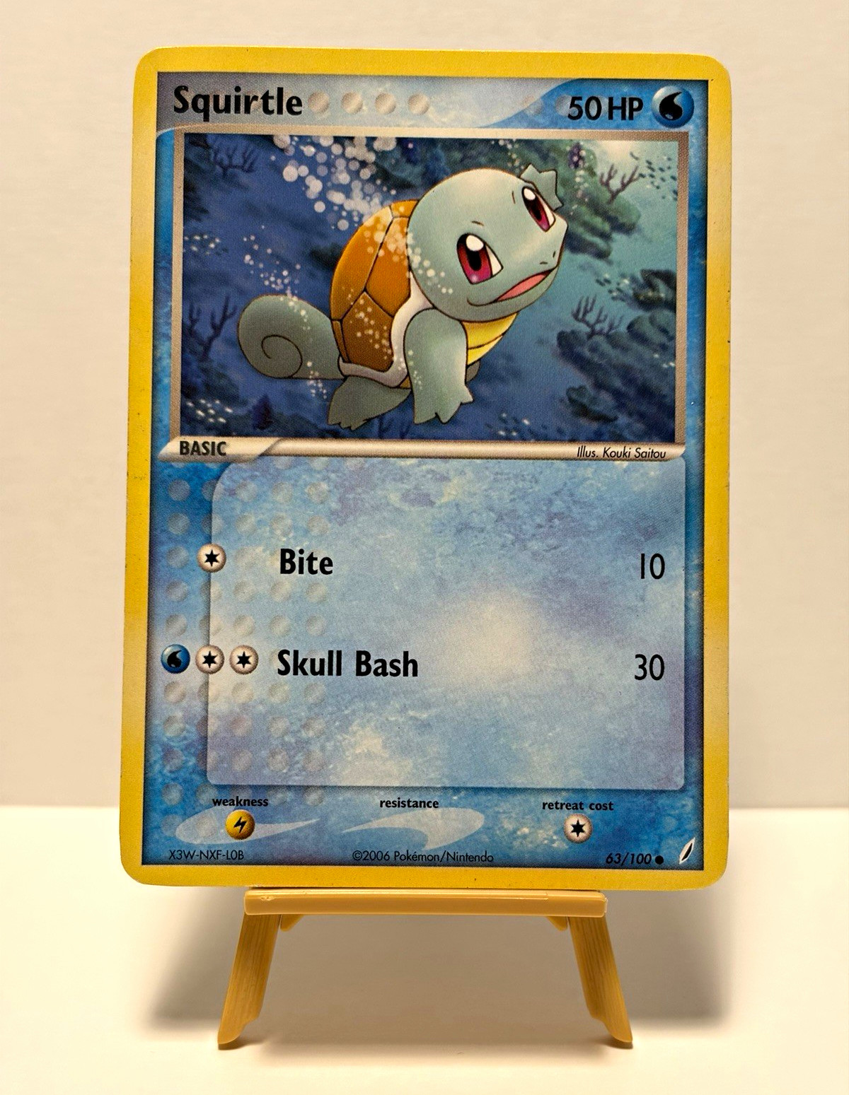 Squirtle 63/100 Crystal Guardians 