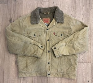 Blouson Levi's Sherpa Vintage Des Années 80 - Taille 36 (XS) En Jean - Très Bon état