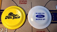 Vintage Del Taco & Fors Frisbee 9" Diameter Made In USA.