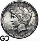 1923-D Peace Dollar, Frosty Choice BU++/Near Gem Tougher Date
