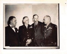 Charles Lindbergh and Jimmy Doolittle Vintage Aviation Club Press Photo Charles Lindbergh and Jimmy Doolittle Vintage Aviation Club Press Photo