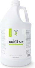 Vet Basics Lime Sulfur Dip, Concentrated Skin Itch Relief for Pets, 1 Gallon