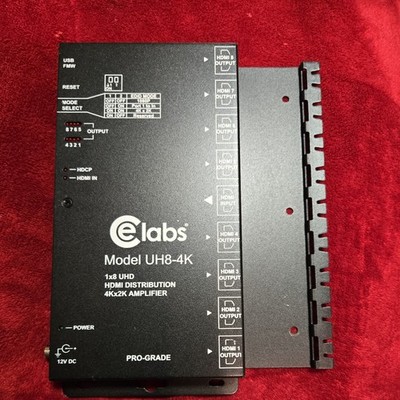 CE labs HDMI Distribution Amplifier UH8-4K Pro Grade 1x8 WITH POWER CORD