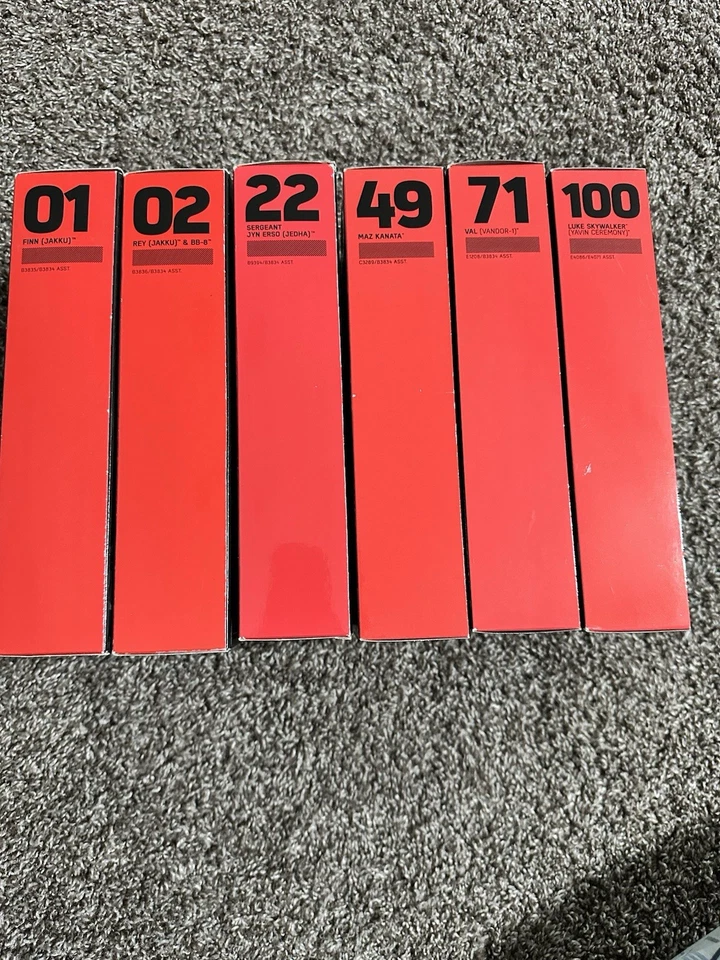 Lote de 6 x personajes Star Wars Black Series Foto 2 de 2