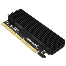 M.2 NVMe SSD to PCIe Adapter Card Heatsink 2280 2260 2242 2230 Tool-Free