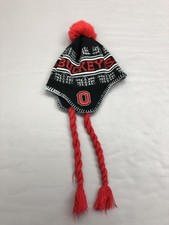 Ohio State Buckeyes Hat Beanie Mens One Size Black NCAA Football Knit Pom Winter