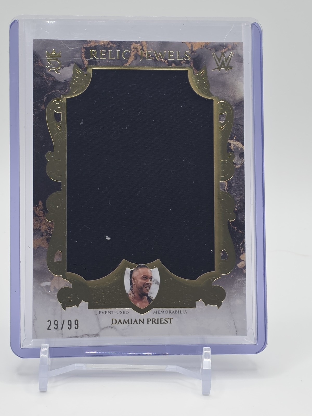 Damian Priest 2025 Topps Royalty WWE #RJ-14 Relic Jewels MEM /99