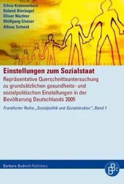 Einstellungen Zum Sozialstaat | Silvia KröMmelbein (U. A.) | Deutsch | Buch-image