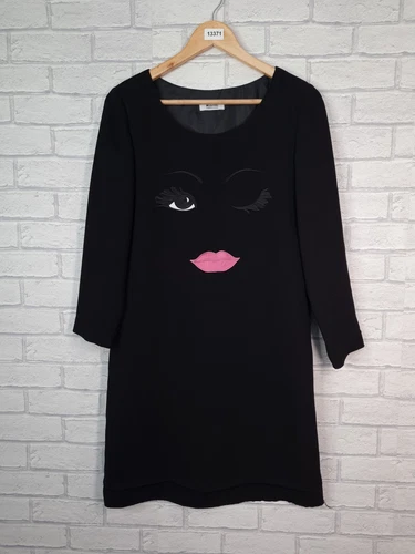 Abito Moschino taglia 10 RARO il WINK come indossato da Kylie vintage economico e chic