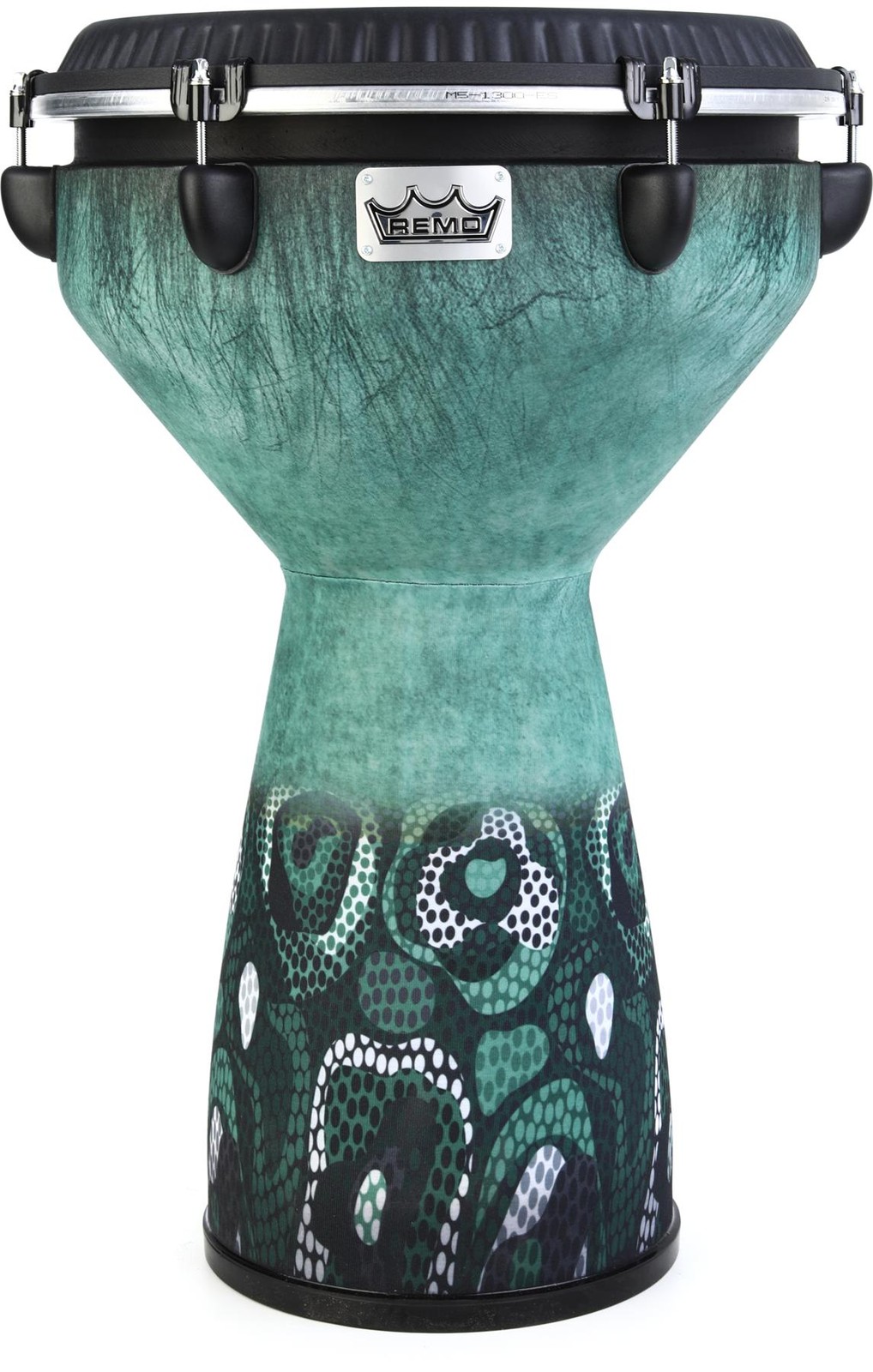 Джембе Remo Flareout настроенный под ключ 13 дюймов Everglade Green 2 упаковки 118590₽