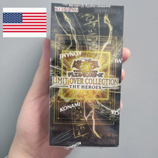 US Seller YuGiOh Made In JAPAN New Limit Over Collection THE HEROES Sealed Box