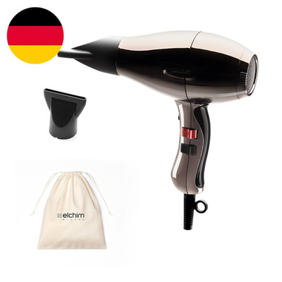 Elchim 3900 Healthy Ionic Titanium Haartrockner Mit Weißem Baumwollbeutel   Prof